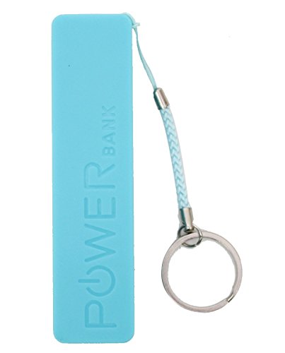 Power Bank Key Chain Smart Phone External Battery (Blue)
