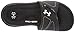 Under Armour Women's Ignite VII Slide, Black (001)/Metallic Silver, 8