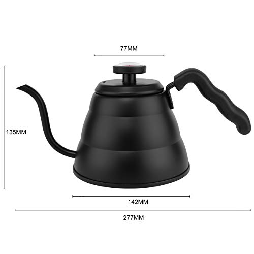 Pour Over Coffee Kettle with ThermometerFlow Gooseneck Tea Kettles