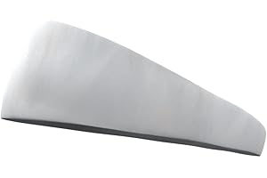 Bondi Band Headbands for Women, Tapered Anti Slip Workout Headbands That Stay In Place, Absorbent, Moisture Wicking, For Running, Yoga, Skiing and More, White, 3 Inch