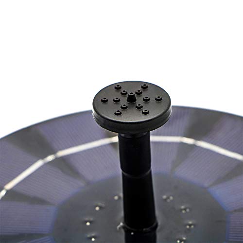 Solar Fountain Pump, Free Standing 1.4W Bird Bath Fountain Pump für Garden und P