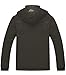 YXP Men's Mountain Waterproof Ski Jacket Windproof Rain Jacket Black Grey