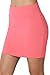 TheMogan Basic Sexy Stretch Knit High Waisted Bodycon Mini Skirt