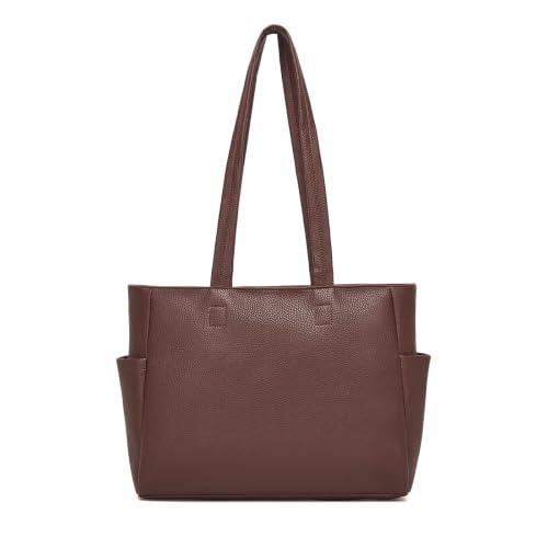 Miss Lulu Sac Cabas Femme Grand Sac à Main Zippé Épaule Travail Shopping