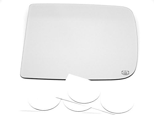 10-14 Ram 1500, 2500, 3500, 4500 Left Driver Upper Tow Mirror Glass Lens Heated w/Adhesive USA