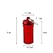 6 Packs Large Aluminum Waterproof Pill Case Keychains for Medicine First-Aid,Pocket-Sized Wide Mouth ID Holder,Seal Bottle Match Case Essentials Container for Outdoor Sports