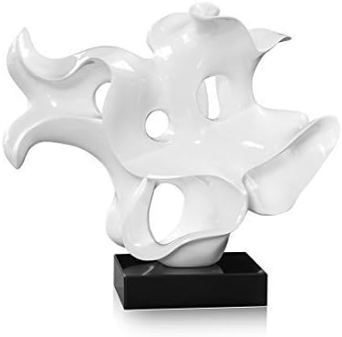 Extravagant Sculpture Abstract On Black Marble Base. Picture in White Frame Marble Base 70x 40x 30cm/50kg for 399Euro Available.
