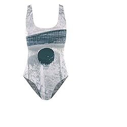 Women's Swimsuits - Hockey Stick and Puck On The