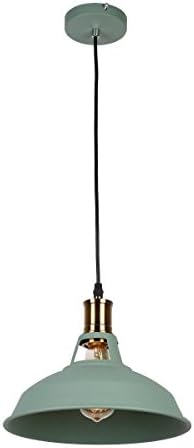 Lighting Rising 1-Light Pendant Hanging Lamp Vintage Style Aluminium Mini Chandelier Warehouse or Corridor Light, Three Colors