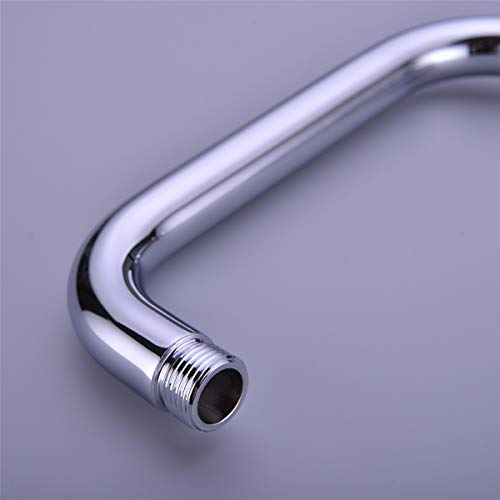 TRUSTMI 13 Inch Shower Arm with Flange S Shape Shower Head High Rise