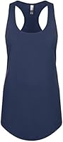 Next Level Women's Apparel Ideal Quality Tear-Away Tank Top, Indigo, Small