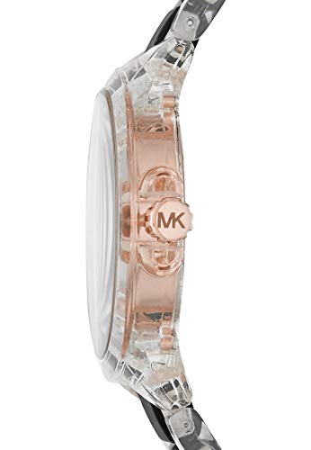 Michael-Kors-Damen-Analog-Quarz-Uhr-mit-Nylon-Armband-MK6676