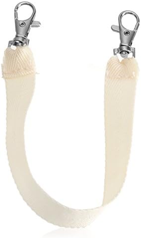 Pet Carrier Leash By SLEEKO - 9’’ Long Carrying Bag &amp; Bicycle Trailer Harness For Small Dogs &amp; Cats -Durable Safety Strap That Prevents Animals From Running Out Of Their Crate - Off White Color