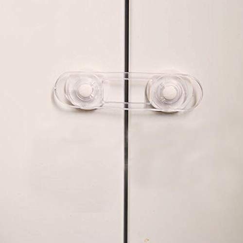 Child Safety Lock Child Safety Cabinet Locks Baby Proofing Tools Not Required Uses 3M Adhesive with Drawers, Appliances, Toilet Seat, Fridge and Oven and Latch System Baby Safety Locks 6 Pack