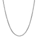 925 Sterling Silver Nickel-Free 2mm Round Box Chain Necklace Made in Italy, 18