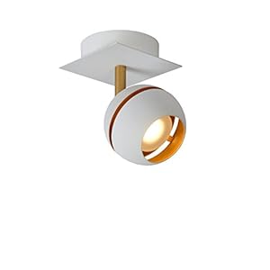 Lucide BINARI – Plafondspot – LED – 1×4,5W 2700K – Wit