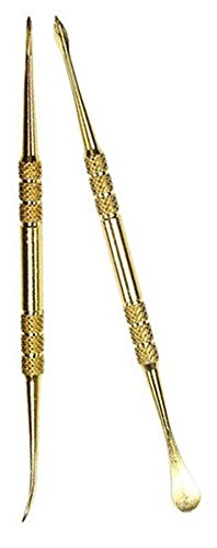 2-pack Gold Wax Carving Scrape Tools Stainless Steel 4.75-inch