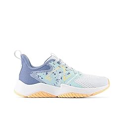 New Balance Girls Rave Run V2 Lace-Up Shoe, Ice