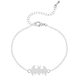dayone Plating Alloy Bat Bracelet Adjustable Gift Jewelry Tennis Bracelet Silver
