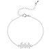 dayone Plating Alloy Bat Bracelet Adjustable Gift Jewelry Tennis Bracelet Silver