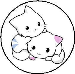 Lovable Kitty Cats 1.25" Pinback Button Badge / Pin - Kawaii Cute Adorable White Cat