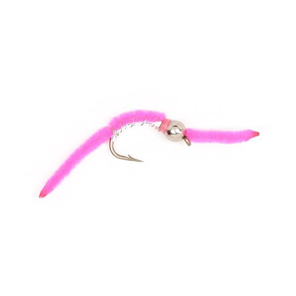 Trout-Fly-Assortment-3-San-Juan-Worm-Power-Bead-1-Dozen-Wet-Nymph-Fly-Fishing-Flies-Collection