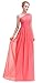 esvor One Shoulder With Beaded Prom Party Evening Gown Long Bridesmaids Dress