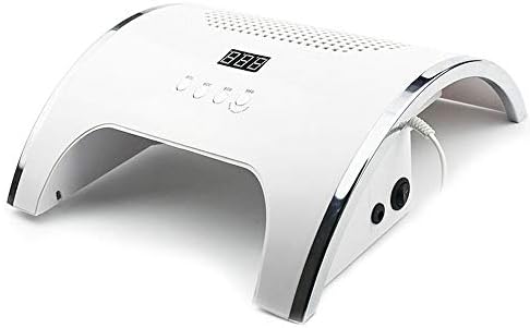 CHUIX LED Nail Dryer, 80W 2-in-1 Nail Lamp& Nail Dust Collector Machine 36 LEDs with Two Powerful Fan Nail Dust Suction for Manicure Salon