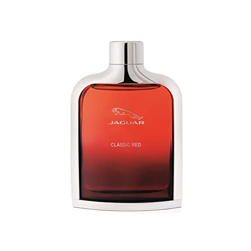 Jaguar Classic Red Eau de Toilette Spray for Men, 3.4 Fl Oz
