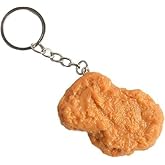 Essivox Chicken Nugget Keychain, Decorative Fried Wing Simulation for Purse, Car Accessories