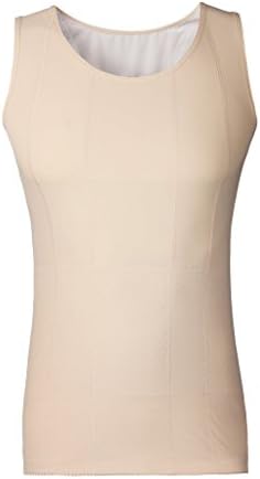 Meiyetta Shapewear For Men Body Shaper Compression Shirt Tummy Control Tank Vest