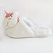 Unicorn Animal Fleece Slippers | Indoor Outdoor Home Slippers | Cozy Plush Memory Foam (7-8, Unicorn)