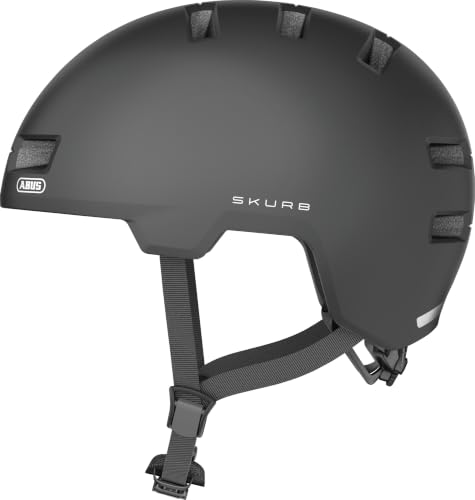 ABUS Unisex, Fahrradhelm, Dunkelgrau (Titan), M (55-59 cm)