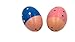 BEST Set of 6 Wooden Percussion Musical Egg Maracas Egg Shakers for Children, School Ensembles Includes Carry Bag