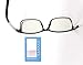 VVDQELLA 2.0 Reading Glass Men, Blue Light Blocking Glasses for Computer, Lightweight Square Frame Spring Hinges Anti Glare