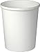 32 oz. Double-Wall Poly White Paper Containers with Vented Lids [25 Sets]
