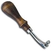 Tandy Leather Craftool Adjustable Creaser - Adjustable Leather Edge Creasing Tool for Detail Work - Smooth Parallel Line Implement for Veg Tanned Leather - 6.5 inch