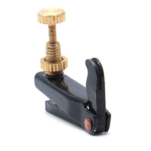 Timiy Violin Fine Tuners String Hook Adjuster 4-Pack Black with String - Thumbnail 3