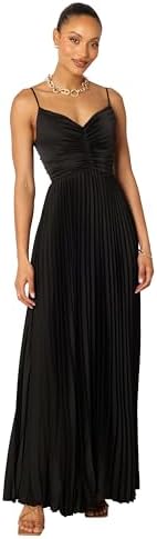 betina bow front maxi dress black Petal and Pup Women's Betina Bow Front Maxi Dress