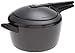 Hawkins Futura 7 Litre Pressure Cooker, Jumbo Design Pan Cooker, Hard Anodised Inner Lid Pressure Cooker, Black (FP7J)