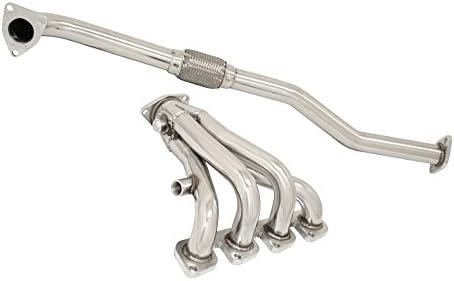 Manzo USA Nissan Altima 4-1 Stainless Steel Exhaust Header + Downpipe