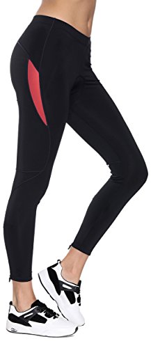 image for Santic Women's Bike Pants Cycling Tights 4D Padded Bicycle Long Trouse