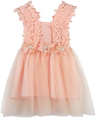 LYXIOF Baby Girls Toddler Tutu Dress Long Sleeve/Sleeveless Princess Infant Tulle Sundress