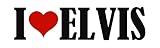 BuildASign I Love Elvis Funny Elvis Bumper Stickers