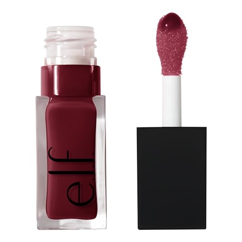 e.l.f. Glow Reviver Lip Oil, Nourishing Tinted Lip Oil For A High-shine Finish,…