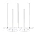 Acrylic Donut Stands Display, Clear Bagels Doughnut Holder for Wedding Birthday Party Treat, 5 pieces