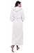 Alexander Del Rossa Womens Turkish Terry Cloth Robe, Long Cotton Hooded Bathrobe
