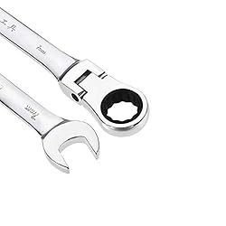 uxcell 7mm Flex-Head Ratcheting Combination Wrench