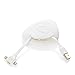 iPors Lightning Charger Mirco USB Cord Silicone Egg Bag USB Cable for iPhone 6s 6 Plus 5s 5c 5, iPad Pro, Air 2, iPad Mini 4 3 2, iPod Touch 5th Gen / 6th Gen / Nano 7th Gen (White)