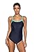 ATTRACO Women's Sports One Piece Swimsuit Racerback Athletic Training Swimwear